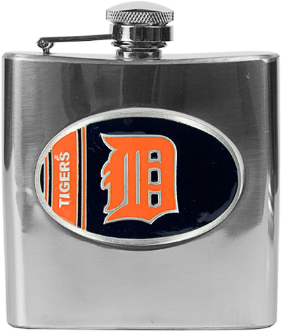 MLB Detroit Tigers 6oz Stainless Steel Flask