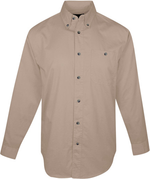 TRI MOUNTAIN Executive Cotton Twill Shirt w/Pocket