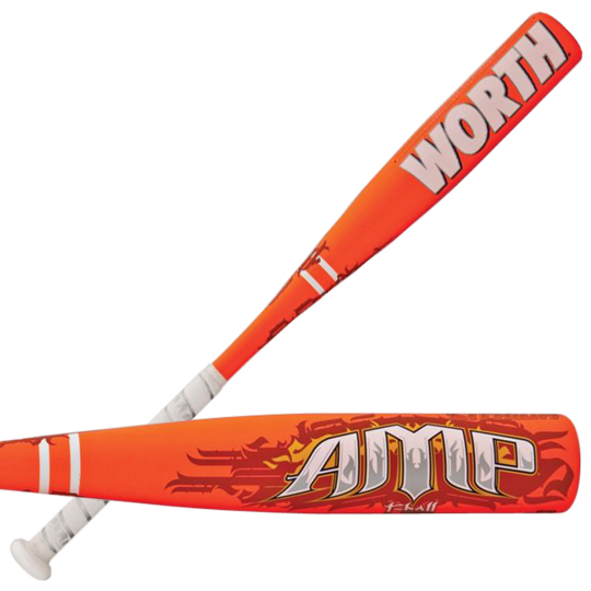 Worth AMP Boys TBall 12 Baseball Bats Baseball Equipment & Gear