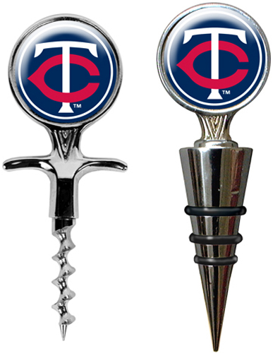 MLB Minnesota Twins Cork Screw & Bottle Topper