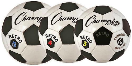 Champion Retro Classic Old School Club Soccer Ball