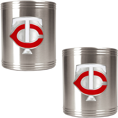 MLB Minnesota Twins Stainless Steel Can Holders