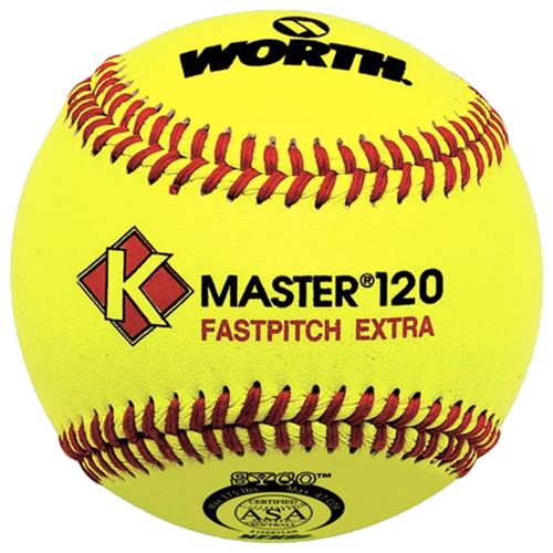 Worth 12" ASA K-Master SYCO Fastpitch Softballs CO