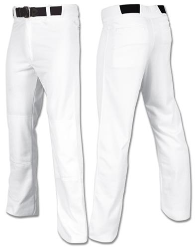 Champro MVP Open Bottom Relaxed Fit Baseball Pants. Braiding is available on this item.