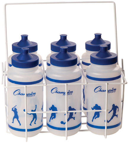 Champion Sports Coated Wire Water Bottle Carrier