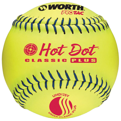 Worth USSSA Hot Dot ProTac Slowpitch Softballs CO