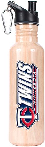 MLB Twins 26oz Baseball Bat Water Bottle