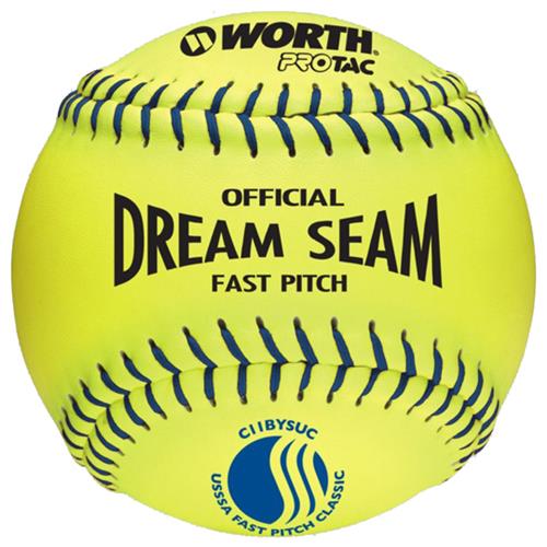Worth 11" USSSA Dream Seam PT Fastpitch Softballs