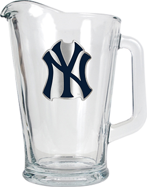 MLB New York Yankees 1/2 Gallon Glass Pitcher
