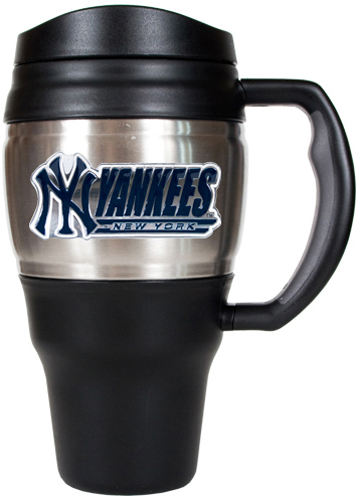 MLB Yankees Stainless Steel 20oz Travel Mug