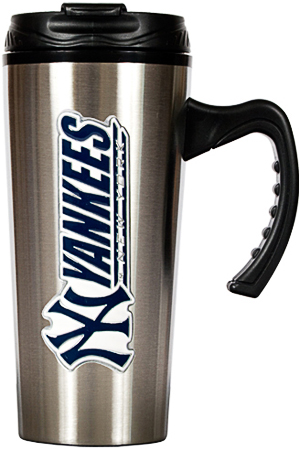 MLB Yankees Stainless Steel 16oz Travel Mug