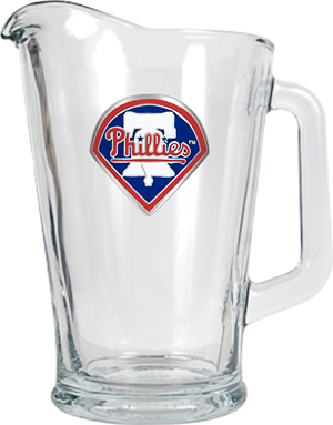 MLB Philadelphia Phillies 1/2 Gallon Glass Pitcher