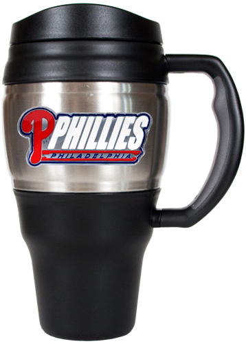 MLB Phillies Stainless Steel 20oz Travel Mug