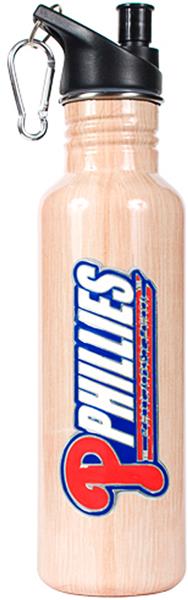 MLB Phillies 26oz Baseball Bat Water Bottle