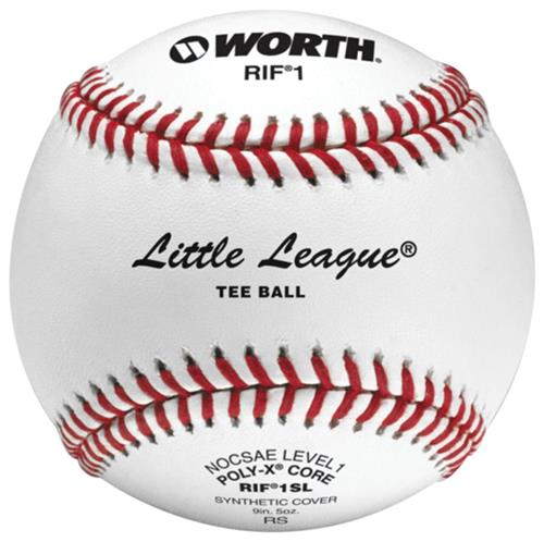 Worth 9" RIF 1 Little League Tee Ball Baseballs