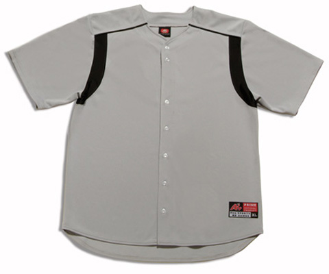 A4 Adult Full Button S/S Knit Baseball Jerseys CO