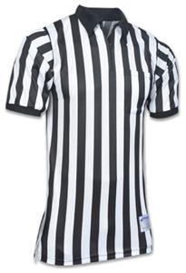 Short Sleeve Zebra Football Officials Jersey - Football Equipment and Gear