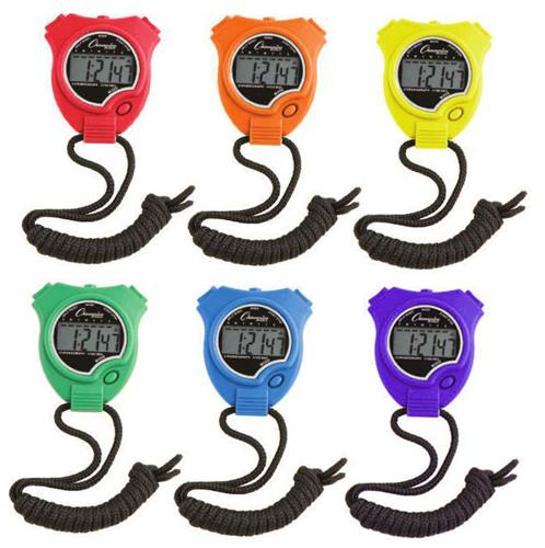 Champion Sports Stop Watch Set of 6 Colors