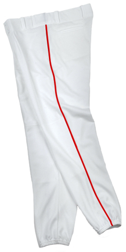 A4 Metal Zip Baseball Pants with Piping N6130 CO