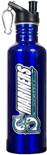 MLB Mariners 26oz Blue Stainless Water Bottle