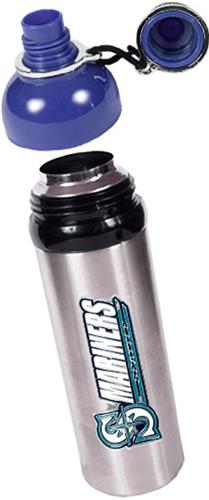 MLB Mariners 24oz Stainless Water Bottle Blue Top
