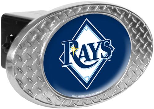MLB Tampa Bay Rays Diamond Plate Hitch Cover