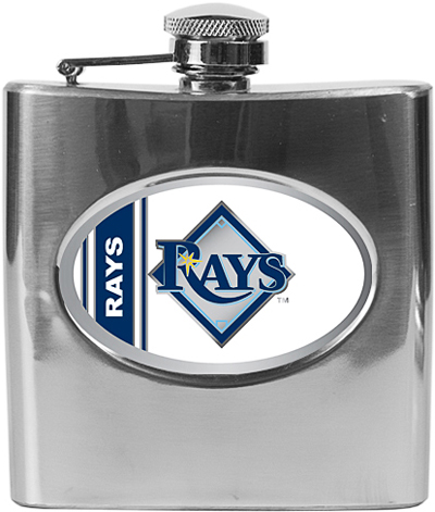 MLB Tampa Bay Rays 6oz Stainless Steel Flask