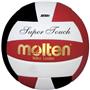 Molten Black/Red/White Super Touch volleyballs