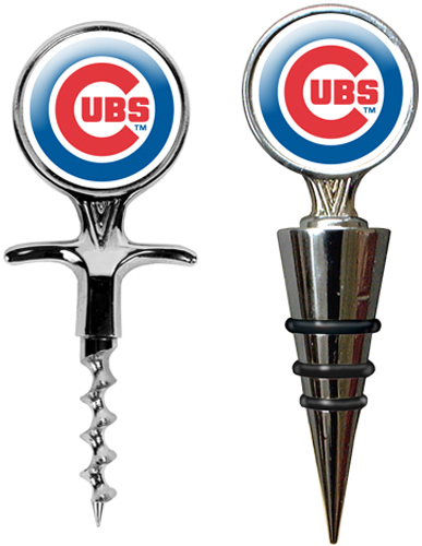 MLB Chicago Cubs Cork Screw & Bottle Topper
