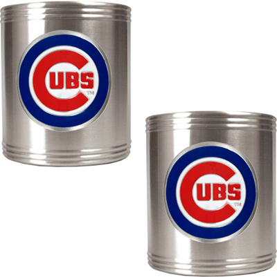 MLB Chicago Cubs Stainless Steel Can Holders