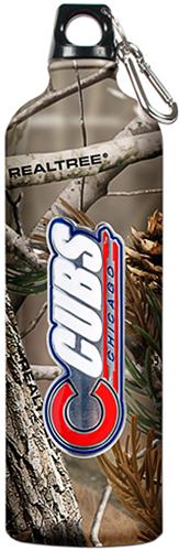 MLB Chicago Cubs RealTree Aluminum Water Bottle