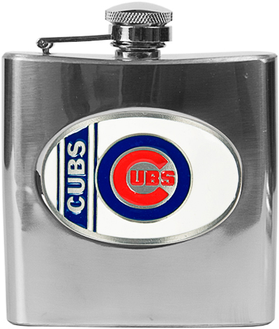 MLB Chicago Cubs 6oz Stainless Steel Flask