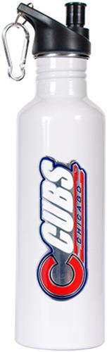 MLB Chicago Cubs 26oz White Stainless Water Bottle