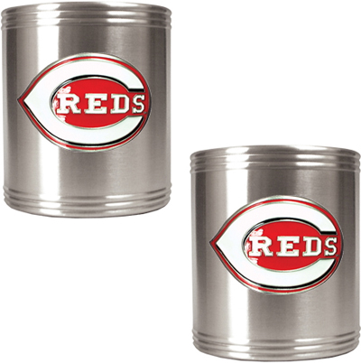 MLB Cincinnati Reds Stainless Steel Can Holders