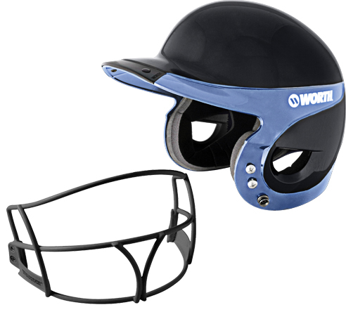 Worth Liberty Custom Batter's Helmets w/ Faceguard