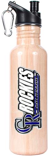 MLB Colorado Rockies Baseball Bat Water Bottle