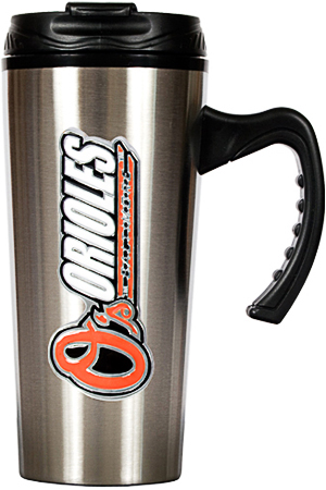 MLB Baltimore Orioles Stainless Steel Travel Mug