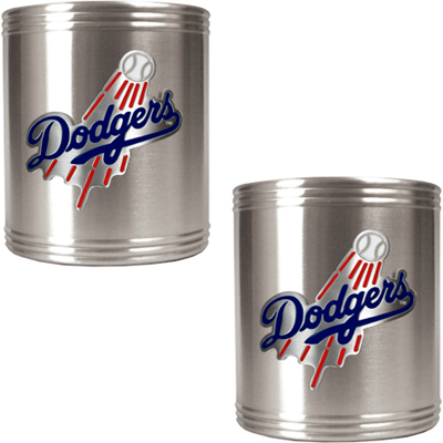 MLB Dodgers Stainless Steel Can Holders