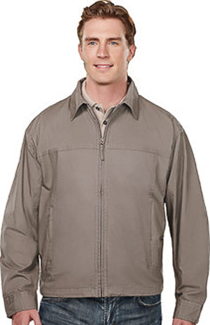 TRI MOUNTAIN Sanford Lightweight Cotton Jacket. Decorated in seven days or less.