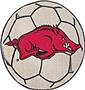 Fan Mats University of Arkansas Soccer Ball Mat