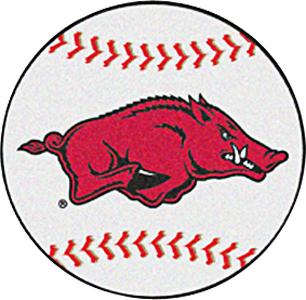 Fan Mats University of Arkansas Baseball Mat