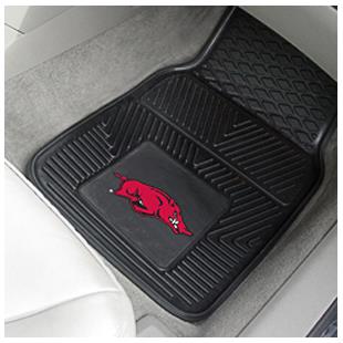 Fan Mats Univ Of Arkansas Vinyl Car Mats Set Epic Sports