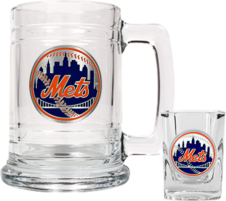 MLB New York Mets Boilermaker Gift Set