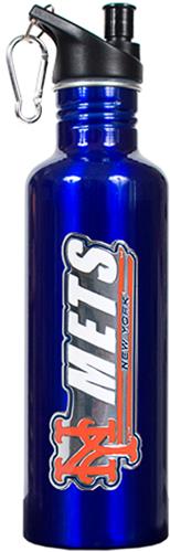 MLB New York Mets Blue Stainless Water Bottle