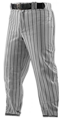 A4 Metal Zip Youth Pinstripe Baseball Pants CO