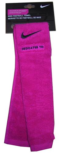 NIKE Pink Breast Cancer Awareness Football Towel