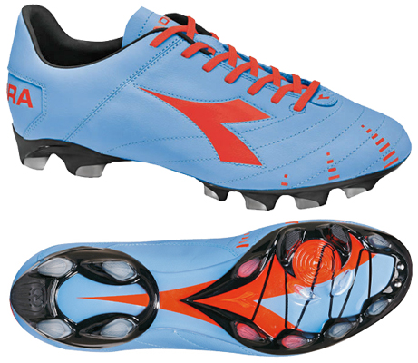 Diadora Evoluzione K BX 14 Soccer Cleats - Blue