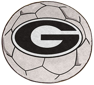 Fan Mats University of Georgia Soccer Ball Mat