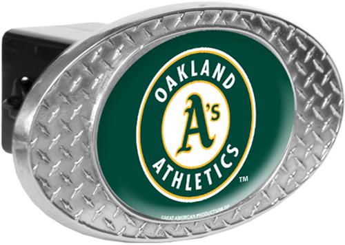 MLB Oakland Athletics Diamond Plate Hitch Cover