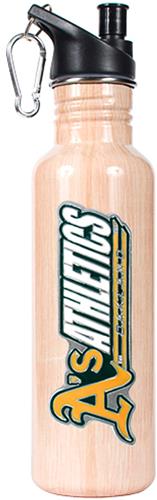 MLB Oakland Athletics Baseball Bat Water Bottle